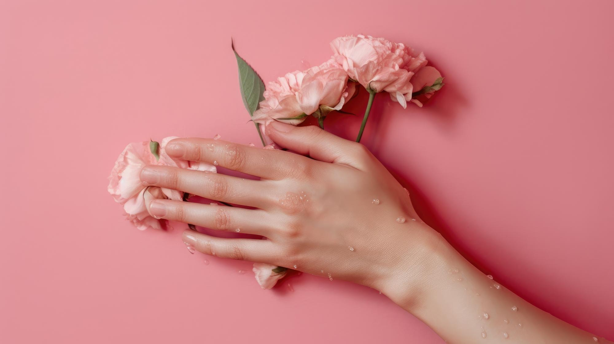 female-hands-flowers-skin-care-concept